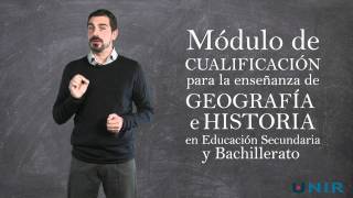 Módulo para la enseñanza de geografía e historia  UNIR [upl. by Eus]