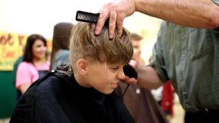 Ben getting shaved for St Baldricks [upl. by Farrell]