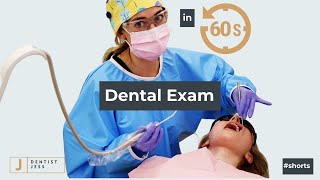 Dental Exam in 60 Seconds shorts [upl. by Naujik]