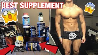 Best Supplements To Build Muscle FASTER  Secret Supplements  What I Took to Get Big [upl. by Olram]