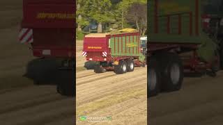 Fendt 900er Traktoren bei der GrassilageBergung mit Claas und Strautmann Ladewagen [upl. by Nahpos]