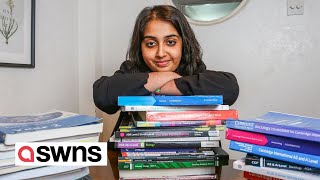 Britains smartest teen is studying for 28 A levels after getting 34 As in her GCSEs  SWNS [upl. by Eked]