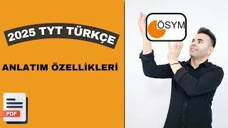 ANLATIM ÖZELLİKLERİ SÖZCÜKTE ANLAM CÜMLEDE ANLAM PARAGRAFTA ANLAM TYT  KPSS  DGS [upl. by Retepnhoj159]