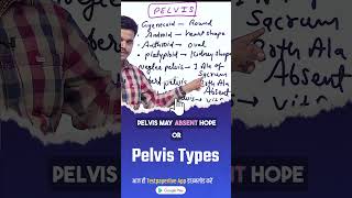 Female pelvic types  Female Pelvis  Nursing pelvictypes femalepelvis testpaperlive shorts [upl. by Lester]