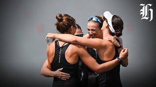 Paris Olympics Rowing medalists celebrate magical day with friends and family  NZ Herald [upl. by Langston]