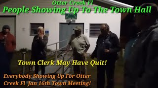 People Showing Up To The TOWN HALL Of Otter Creek Fl Asking About The Jan 16th MEETING [upl. by Lebna]