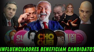 INFLUENCIADORES BENEFICIAM CANDIDATO [upl. by Boatwright]