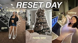 RESET DAY in my life  Vlogmas Day 3 [upl. by Alger831]