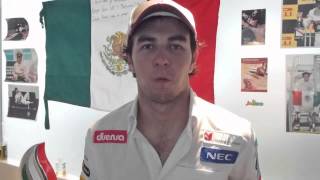 2012 GP of Italy PostPodium Video with Checo Pérez  Sauber F1 Team [upl. by Beitch]