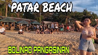 PATAR BEACH BOLINAO PANGASINAN Walk Tour Real Life Scenestravel philippines [upl. by Atinauj745]