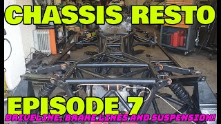 TVR Chimaera CHASSIS RESTO  Episode 7 Driveline Brake Lines and Suspension [upl. by Nehgaem287]