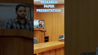 RESEARCH PAPER PRESENTATION NATIONAL CONFERENCE HISTORYtrending youtube shorts short ugc [upl. by Tiat791]