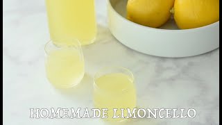 Homemade Limoncello [upl. by Vachill]