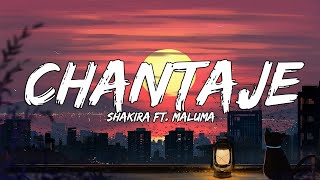 Shakira  Chantaje LetraLyrics ft Maluma [upl. by Thom154]