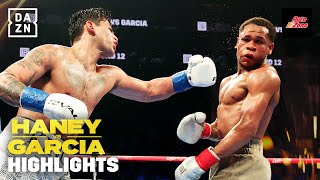 THREE KNOCKDOWNS  Devin Haney vs Ryan Garcia Fight Highlights [upl. by Rebmeced]