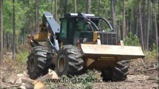 2009 CAT 525C Skidder w3600 hrs for sale at wwwforestryfirstcom Part 2wmv [upl. by Jenks]