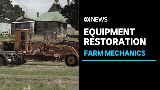 Farmer revives old equipment for kids on school holidays  ABC News [upl. by Elyad]