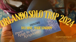 Orlando Solo Vlogs 2024  Day Nine  Disneys Magic Kingdom [upl. by Nnahtebazile9]