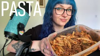 ASMR Eating Pasta Bolognese 🍝 [upl. by Aurelea534]