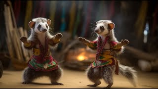 Experience the Ferret War Dance A Fascinating Ritual of Nature [upl. by Euqinay72]