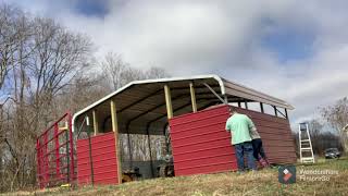 Turning A Carport Garage into a Barn [upl. by Diahann]