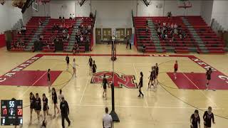 New Canaan High vs stamford girls jv Girls JuniorVarsity Volleyball [upl. by Enialehs]