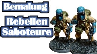 Wie bemale ich Rebellen Saboteure Miniaturen für Star Wars Imperial Assault  Mal Tutorial [upl. by Morra]