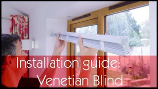 How to install Venetian blinds [upl. by Barhos]