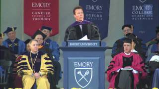 Arnold Schwarzeneggers 2010 Emory Commencement Address [upl. by Nonnelg667]