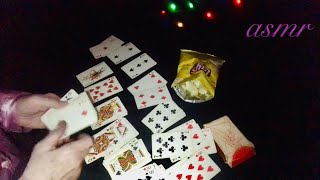 1Hr Quietly 🎧 Sorting amp Shuffling thru a Deck of Cards  chips sounds to fall asleep by ASMR [upl. by Ringe]