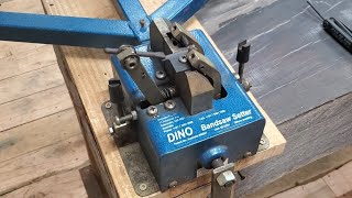 Sawmill tools the Dino Bandsaw Blade Setter [upl. by Erdnad126]