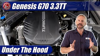 20192024 Genesis G70 33 TT Engine Explained [upl. by Nibroc]