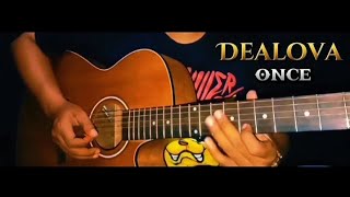 DEALOVA  ONCE  COVER GITAR AKUSTIK  AZAM FINGERSTYLE [upl. by Neraa]