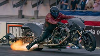 BEHIND THE SCENES NHRA TOP FUEL NITRO HARLEY RACING PROFESSIONAL DRAG BIKE RACERS OPEN PIT AREAS [upl. by Chin]