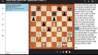 Fischer vs Spassky  Game 6 1972 [upl. by Benedikt]