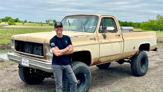 Restoring my 1977 Chevy k10 Square Body Part 1 [upl. by Arec]