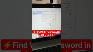 Find WiFi Password in Just 5 Sec💥😉computer viral wifi shortvideo [upl. by Meggy]