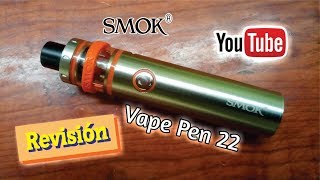 VAPE PEN 22  SMOK  Revisión en Español [upl. by Fabyola]