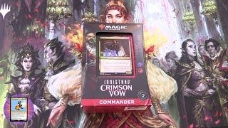 Innistrad Crimson Vow Commander Deck Vampiric Bloodline Unboxed [upl. by Malim]