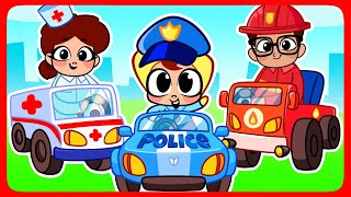 🚒 ¡El equipo de rescate está llegando 🚑 Canciones infantiles y rimas 🚒 [upl. by Maire]