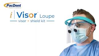 iVisor™ Loupe The Most Comfortable Visor And Shield Kit [upl. by Milks348]