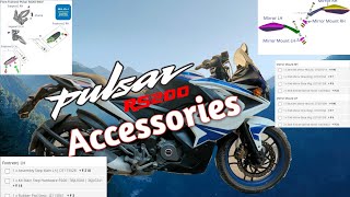 Pulsar RS200 small accessories iammysticrider rs200 [upl. by Attalanta527]