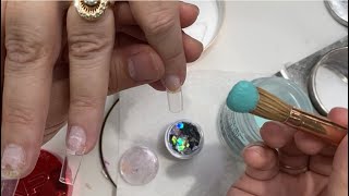 Acrylic New Designs  Nails Ideas  Nail Tutorial [upl. by Barnabe]