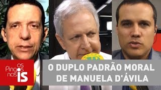 Debate O duplo padrão moral de Manuela DÁvila [upl. by Adnala]