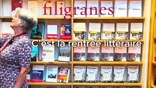 Cest la rentrée littéraire chez Filigranes [upl. by Ahsiuqet472]