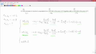 Intermediate Microeconomics Elasticity Example [upl. by Eceinhoj]