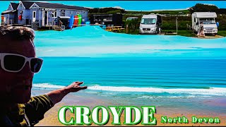 CROYDE North Devon Ocean View Campsite Motorhome Adventure Surf Coast [upl. by Aurelio]