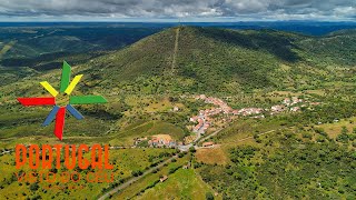 Pé da Serra ⛰️ São Miguel Mountain aerial view  São Simão  Nisa  Alto Alentejo  4K Ultra HD [upl. by Kere788]