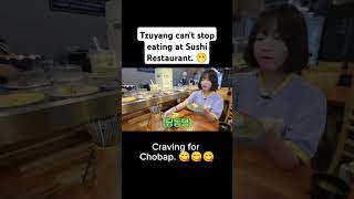 Tzuyang eating Chobap Sushi [upl. by Gayn]