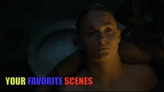 Game of Thrones S05E06  Sansa Stark Bathing [upl. by Aissej510]